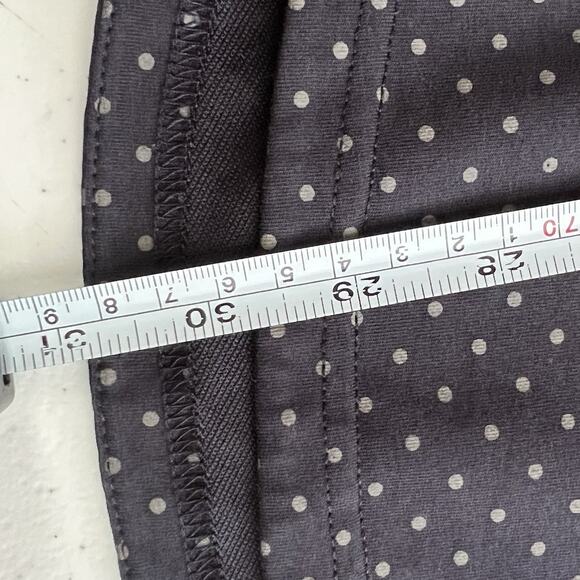 BYLT Mens Black Polka Dot Drop Cut Long Sleeve Shirt Size M Stretch Classic Gym - Picture 11 of 12